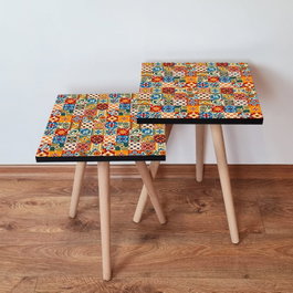Hanah Home Mesas Nido Multicolor (2 Piezas)